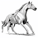 Sleek Racing Greyhound Coloring Pages 3