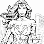 Solo Wonder Woman Coloring Pages 2