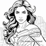 Solo Wonder Woman Coloring Pages 4