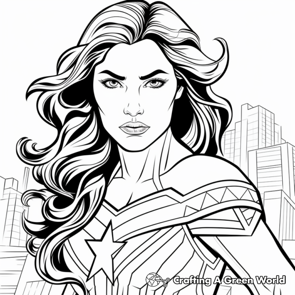 Superhero Coloring Pages - Free & Printable!
