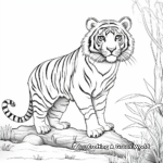 South China Tiger: Endangered Species Awareness Coloring Pages 4
