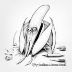 Squid Anatomy Coloring Pages for Learning 2