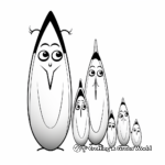 Squid Family Coloring Pages: Male, Female, and Squidlings 2