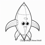Squid in the Deep Sea Coloring Pages 2