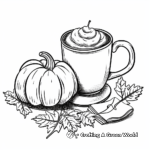 Starbucks Pumpkin Spice Latte Coloring Pages for Autumn Lovers 2