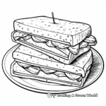 Starbucks Sandwiches Coloring Pages for Foodies 2