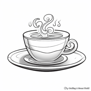 Steaming Espresso Coloring Sheets 2
