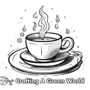 Coffee Coloring Pages - Free &amp; Printable!