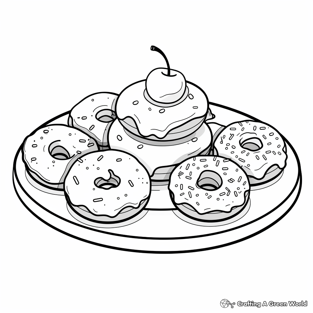 Sweet Clip Art Food Coloring Pages 2