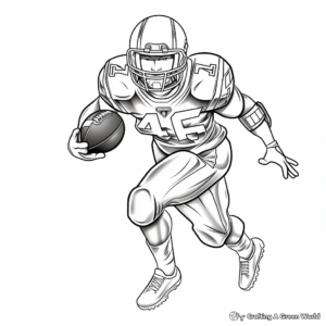 Team-Specific Super Bowl Jersey Coloring Pages 1