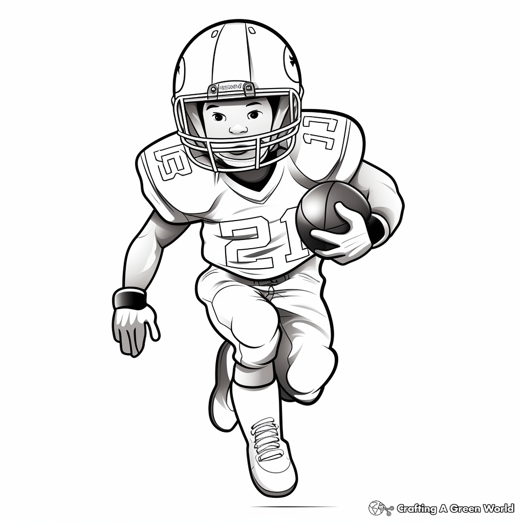 Team-Specific Super Bowl Jersey Coloring Pages 2