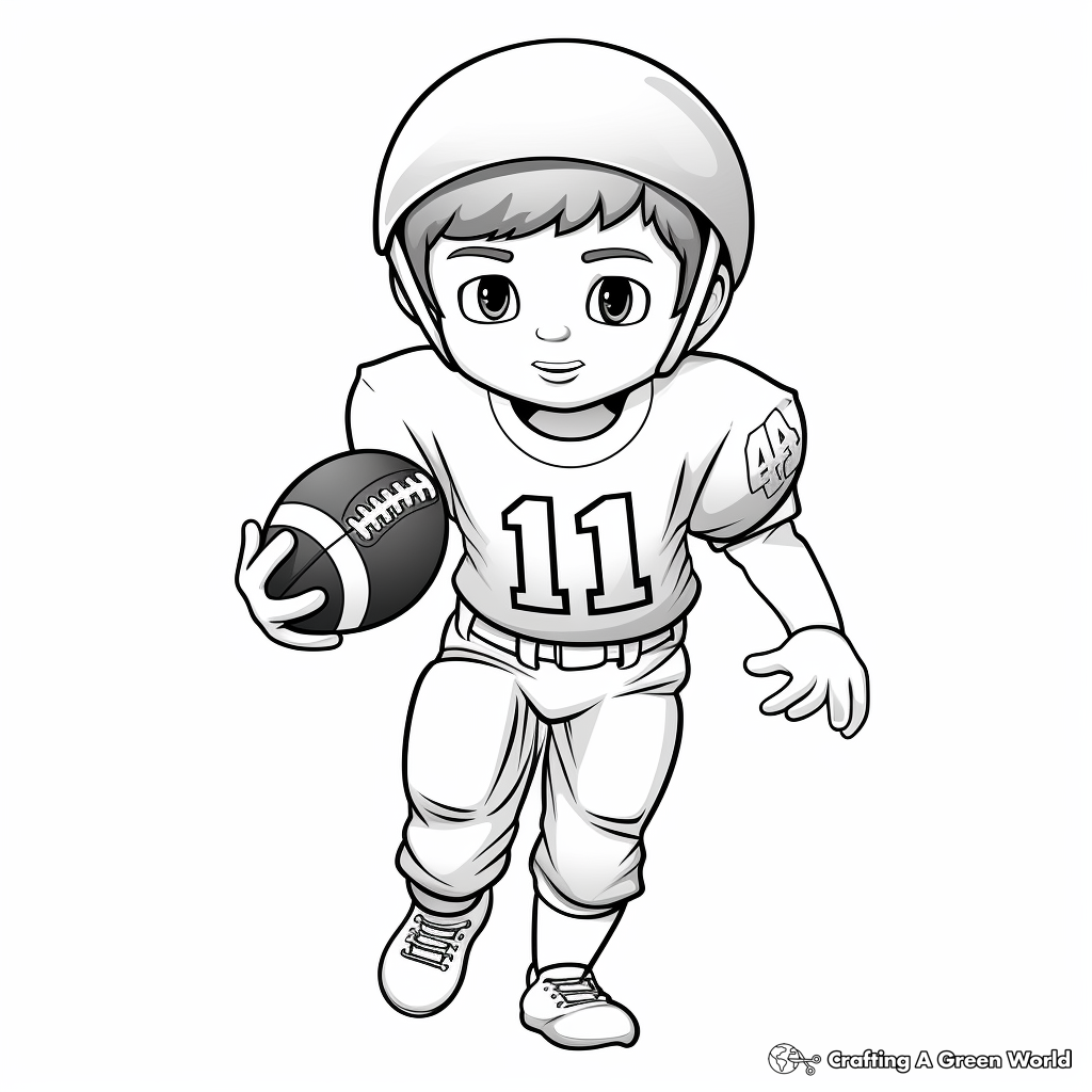 Team-Specific Super Bowl Jersey Coloring Pages 3