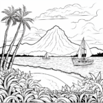 The Hawaiian Islands Coloring Pages 1