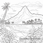 The Hawaiian Islands Coloring Pages 2