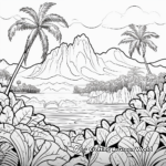 The Hawaiian Islands Coloring Pages 4