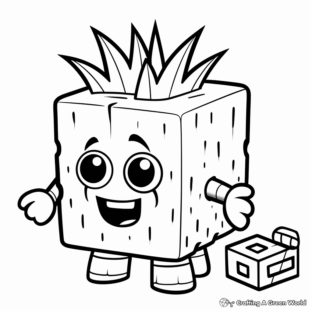 Themed Numberblocks Halloween Coloring Pages 4