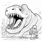 Titanoboa Attack Coloring Pages 2