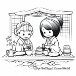 Traditional Japanese Tea Ceremony Coloring Pages 4