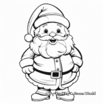 Traditional Santa Claus Coloring Pages 4