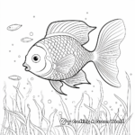 Tranquil Fish Swimming Coloring Pages 3