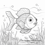 Tranquil Fish Swimming Coloring Pages 4