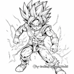 Ultra Instinct Goku Coloring Pages 1