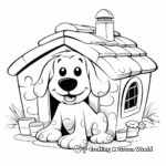 Underground Dog House Coloring Pages 2
