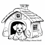 Underground Dog House Coloring Pages 3