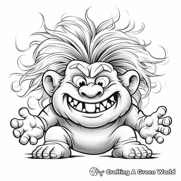 Trolls Coloring Pages - Free &amp; Printable!