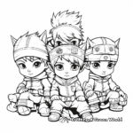 Unique Naruto and Friends Coloring Pages 2