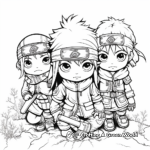 Unique Naruto and Friends Coloring Pages 4