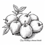 Unique Tropical Fruits of Hawaii Coloring Pages 1