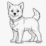 Versatile Breeds of Shiba Inu Coloring Pages 1