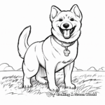 Versatile Breeds of Shiba Inu Coloring Pages 2