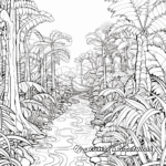 Vibrant Amazon Rainforest Coloring Pages 2