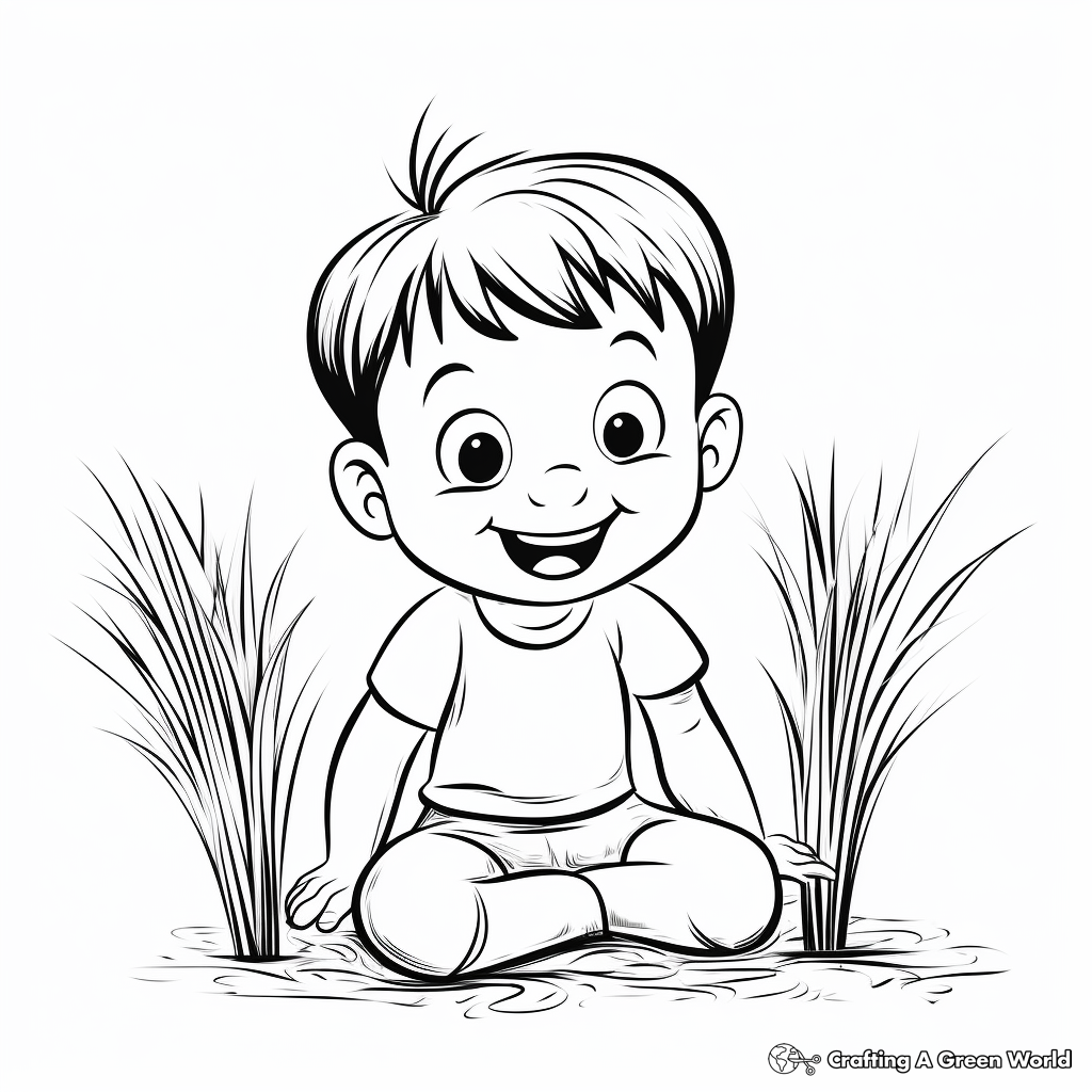 Wheat Grass Coloring Pages for Health enthusiasts 3