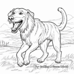 Wild Wolfhound Coloring Pages 1