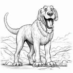 Wild Wolfhound Coloring Pages 2