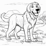 Wild Wolfhound Coloring Pages 3
