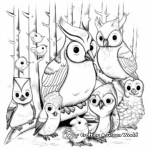 Wild Woodpeckers: Multi-Pose Coloring Pages 2