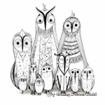 Wild Woodpeckers: Multi-Pose Coloring Pages 4