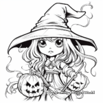 Witch and Wizard Magic Coloring Pages 3