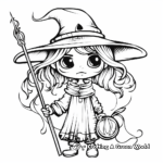 Witch and Wizard Magic Coloring Pages 4