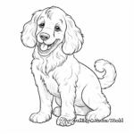 Youthful American Cocker Spaniel Coloring Sheets 3