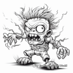Zombie Monster Coloring Pages for Thrill Seekers 3