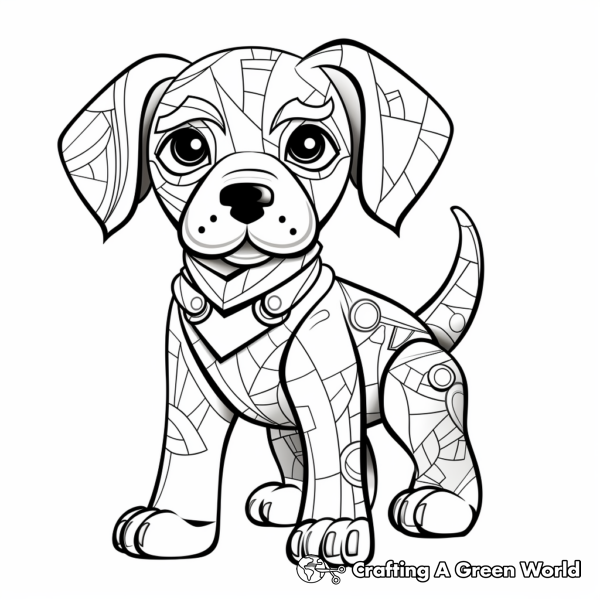 Beagle Puppy Coloring Pages - Free &amp; Printable!