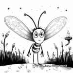 Abstract Firefly Coloring Pages for Artists 1
