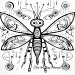 Abstract Firefly Coloring Pages for Artists 2