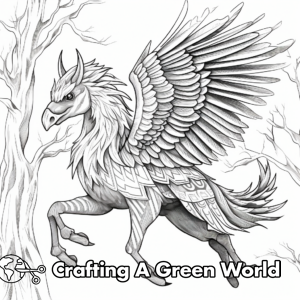 Hippogriff Coloring Pages - Free &amp; Printable!