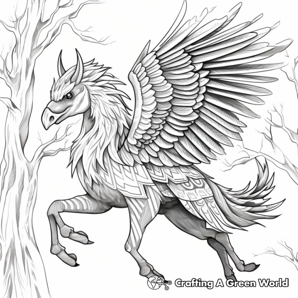 Hippogriff Coloring Pages - Free &amp; Printable!